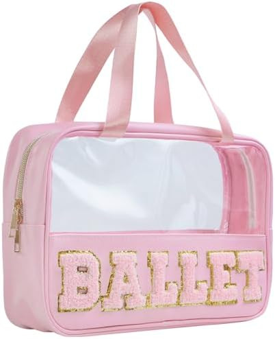 Ballet Bag Preppy Stuff Ballet Gifts Chenille Letter Bags Makeup Cosmetic Bags ballet bags for gi... | Amazon (US)