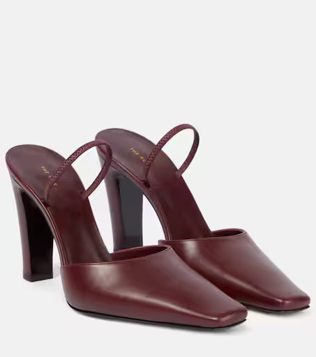 Leather slingback pumps | Mytheresa (UK)