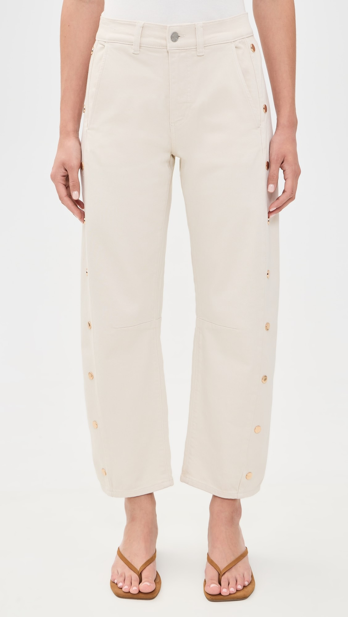LE JEAN Studded Frankie Barrel Jeans | Shopbop | Shopbop