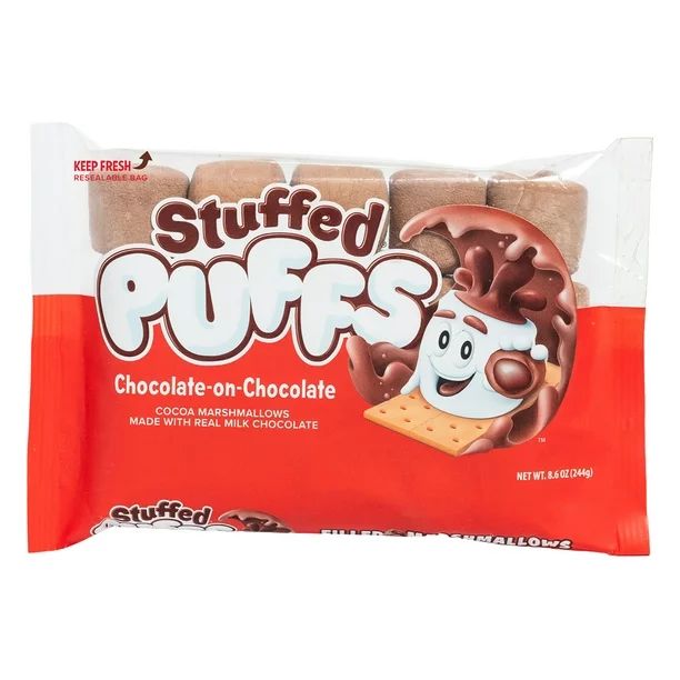 Stuffed Puffs Marshmallows Filled with Real Milk Chocolate, 8.6 Oz | Walmart (US)