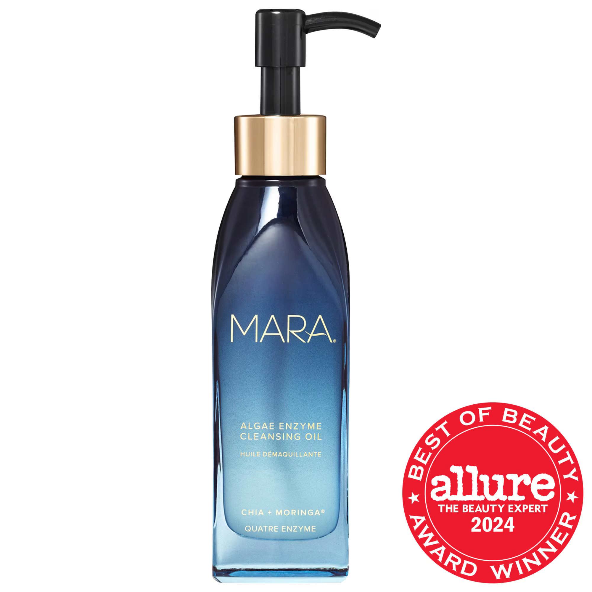 MARA Algae Enzyme Cleansing Oil Makeup Remover with Chia + Moringa 4 oz / 120 mL | Sephora (US)