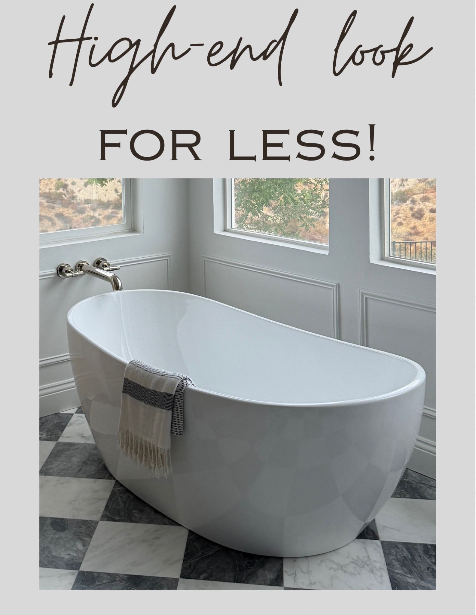 Freestanding bathtub, white bathtub, acrylic bathtub 

#LTKHome #LTKSaleAlert #LTKStyleTip