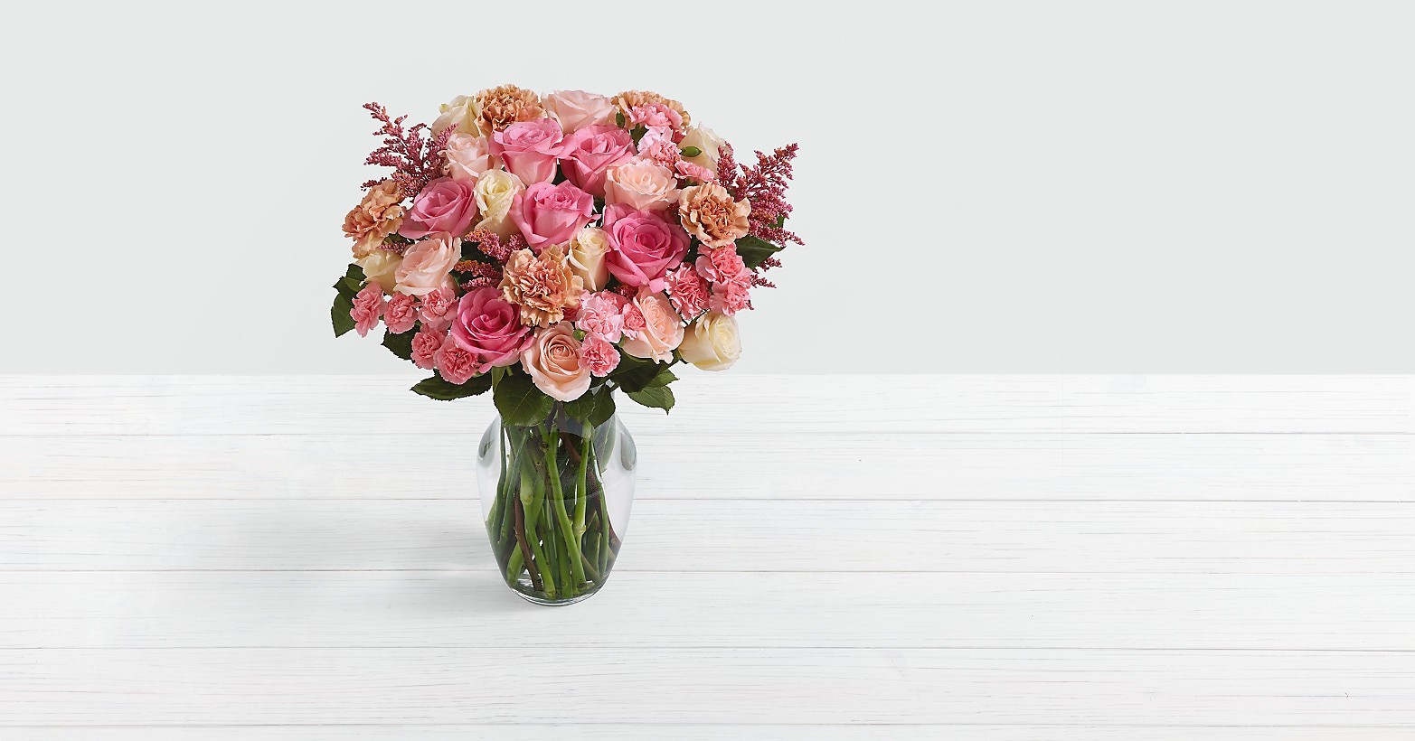 Deluxe Rosy Glow Bouquet | ProFlowers / ProPlants