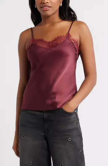 Lace Trim Cami | Nordstrom