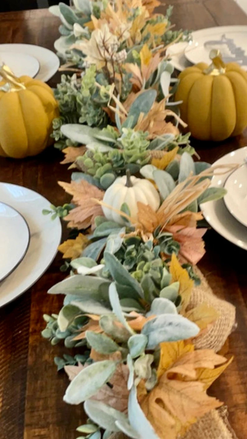 Fall Garland Fall Garland for Mantel Fall Decor Table - Etsy | Etsy (US)