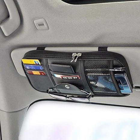 Da by Car Sun Visor Organizer Auto Car Visor Pocket and Interior Accessories Car Truck Visor Stor... | Amazon (US)