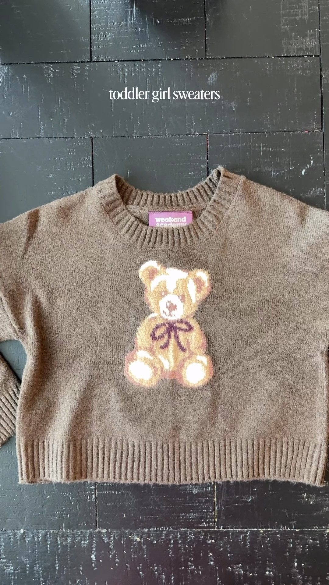 Toddler girl sweatshirts from Walmart that are perfect for the holiday season! Got a 4T & Extra Small in the bear sweater. 

#LTKHoliday #LTKSeasonal #LTKKids