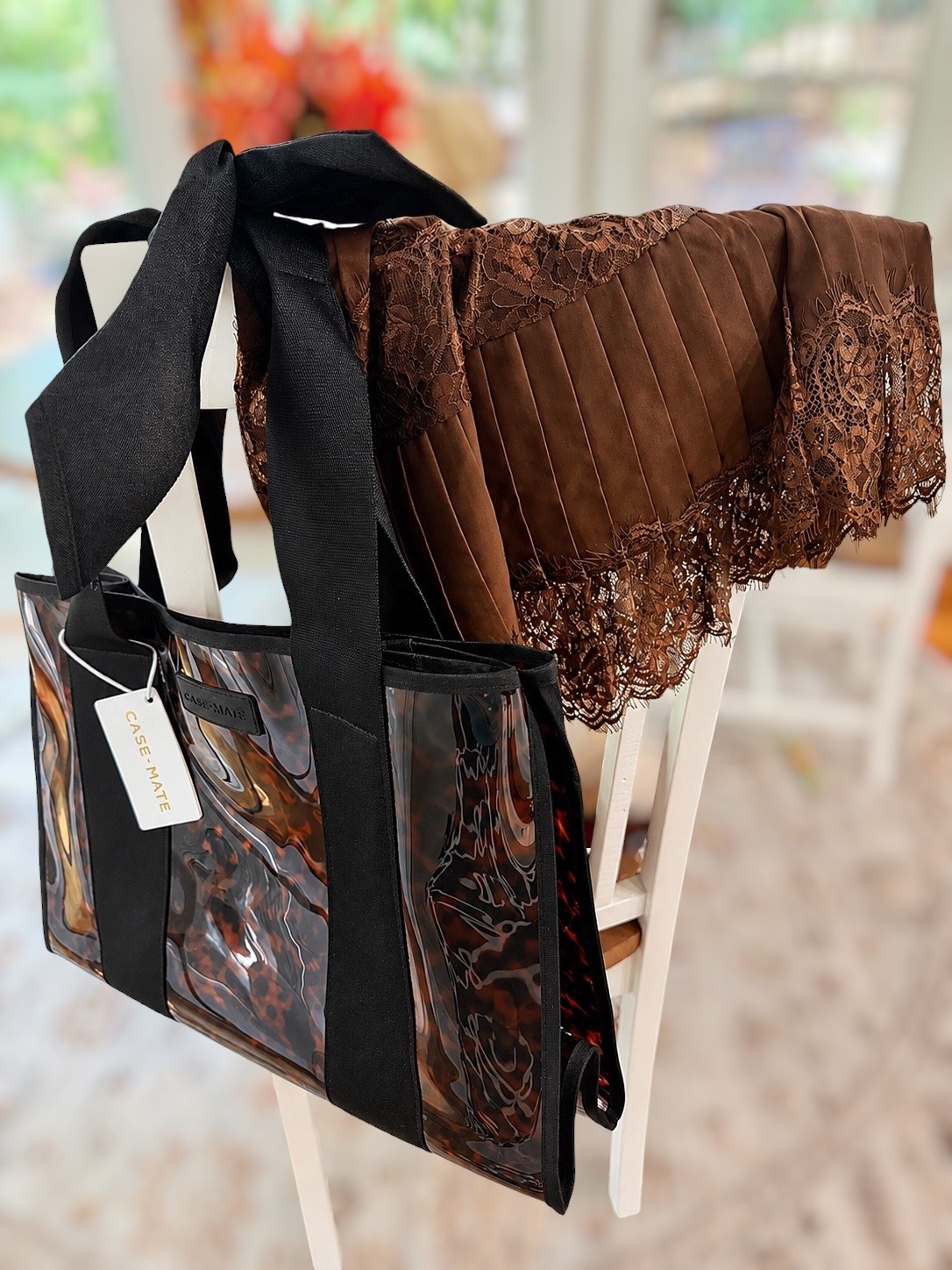 Chocolate Favorites for Fall 🤎🍂

Chocolate brown is having a major moment for fall! I’m loving this rich, warm shade for an effortless seasonal update. This lace-trimmed pleated mini is such a fun way to bring the chocolate trend into your wardrobe, especially paired with my Case-Mate Jelly Tote in Tortoiseshell Bow. 🖤🤎🎀

My tote is lightweight, waterproof, easy to clean, and has plenty of room for everyday essentials. I love the tortoiseshell pattern with the oversized black bow—it adds the perfect preppy touch to any fall outfit! 👜✨

Chocolate brown outfit, fall fashion, fall transition outfits, chocolate brown skirt, lace skirt, pleated mini skirt, tortoiseshell tote, Case-Mate Jelly Tote, bow tote bag, fall fashion trends, preppy fall outfit, women’s fall style, affordable fall fashion, Amazon fashion finds.

#LTKOver40 #LTKSeasonal #LTKmomlife
