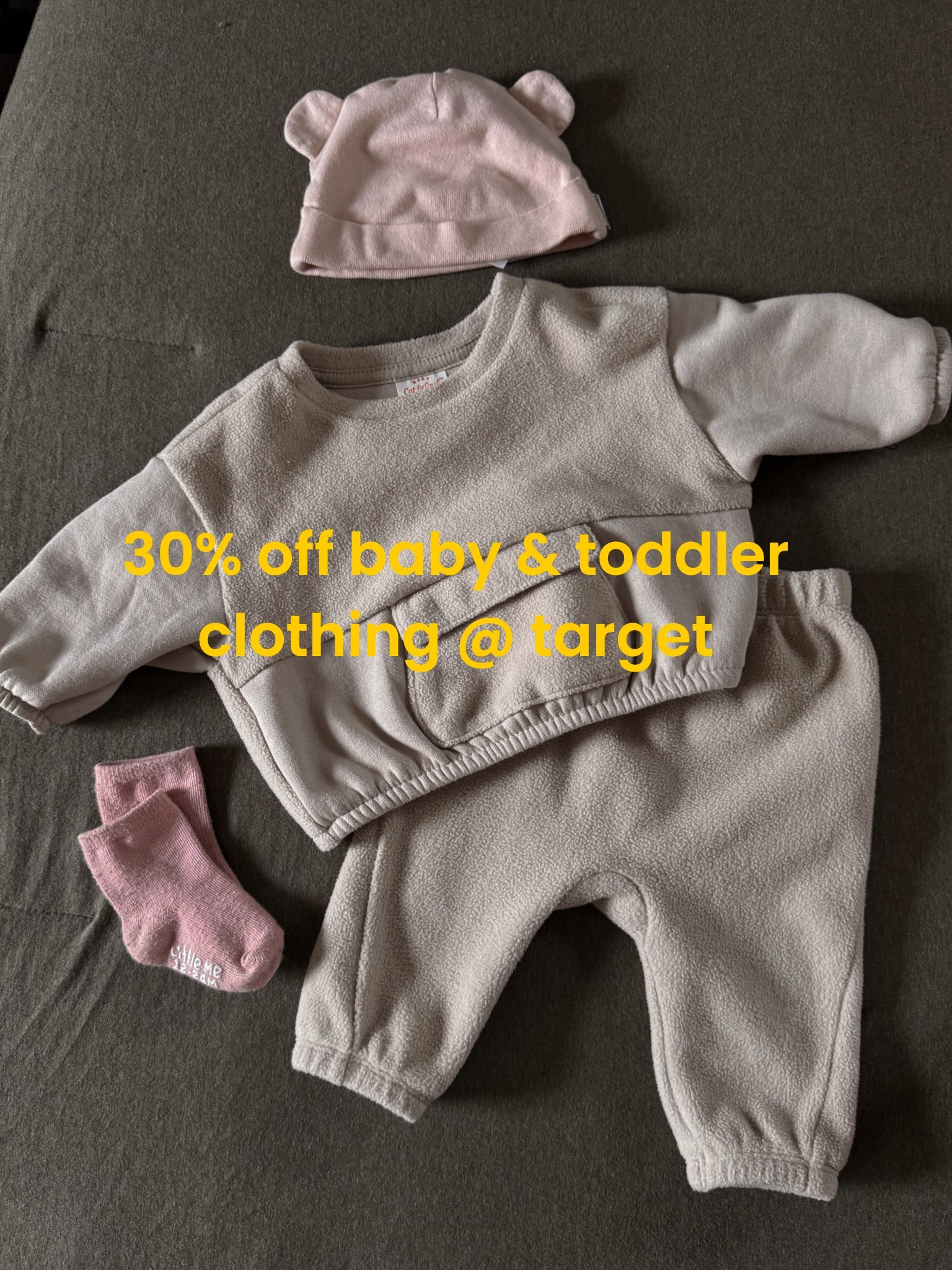 30% off toddler and baby clothing in the target circle app! sunny has been loving on this cute set! it’s so warm !!! 

#LTKmomlife #LTKBaby #LTKSaleAlert