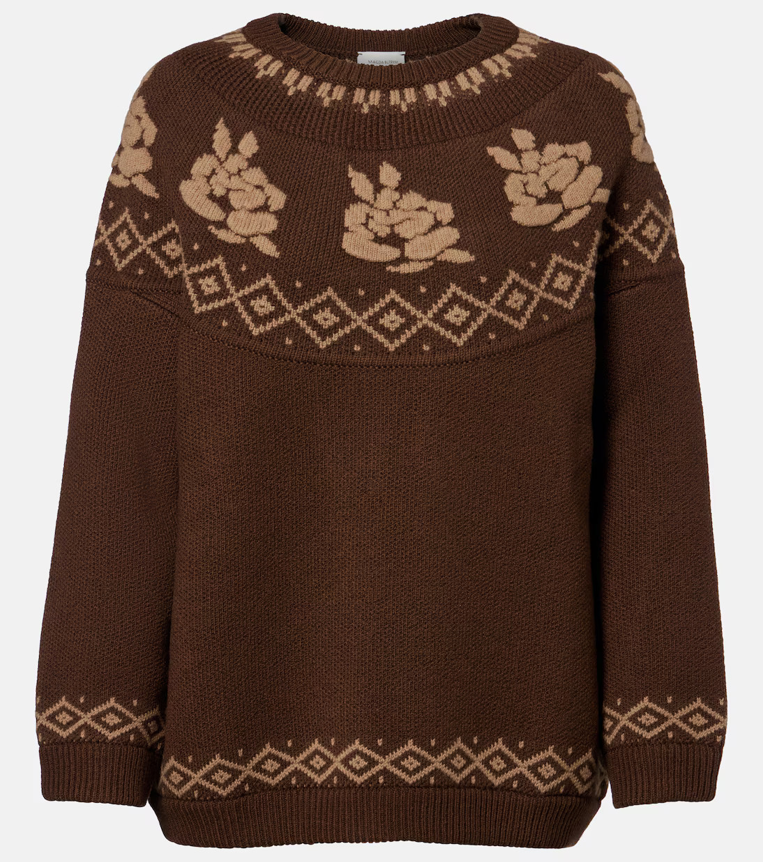 Fair Isle jacquard wool sweater | Mytheresa (UK)