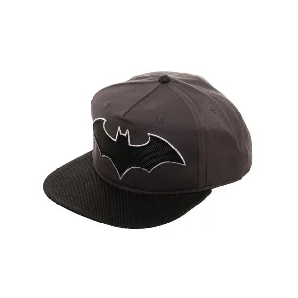 Boy's Batman Snapback Hat with Woven Batman Emblem and Flat Bill | Walmart (US)