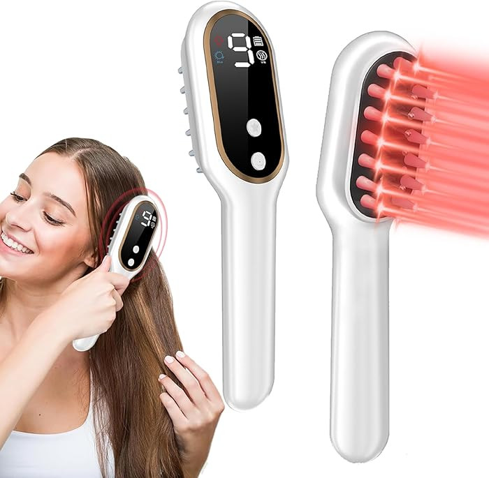 Laser Hair Growth Comb, Hair Growth Device, promote hair growth in women and men, White | Amazon (US)