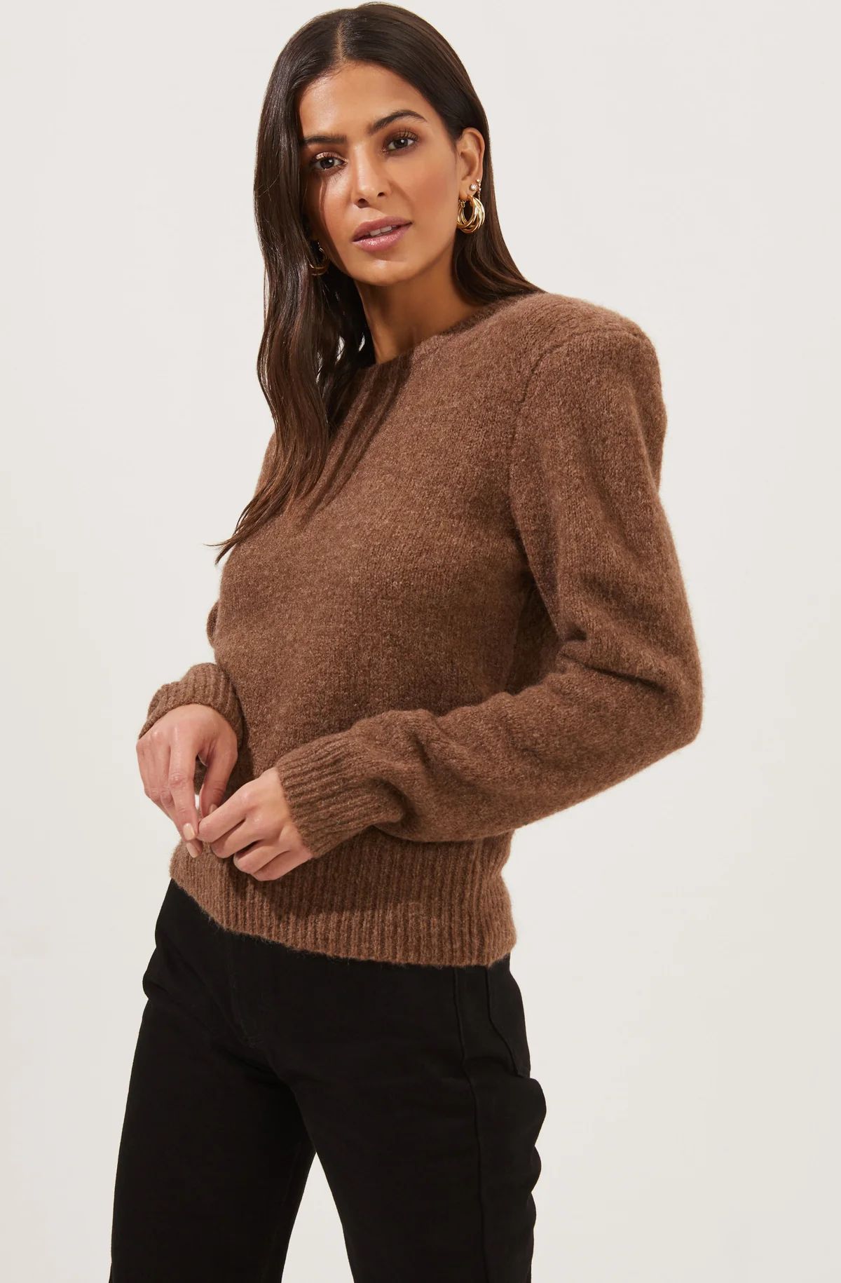 Tuscany Shoulder Pad Sweater | ASTR The Label (US)
