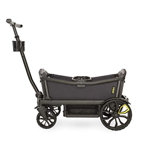 Veer All-Terrain Cruiser | Premium Off-Road Wagon Stroller for Babies, Toddlers, and Kids | Push/Pull/Push-Along Steering for Uneven Terrain | JPMA Certified | Lightweight and Collapsible | 2 Seats | Amazon (US)