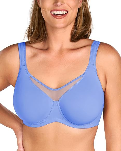 HSIA Minimizer Bras for Women Plus Size, Full Coverage Coolcomfort T Shirt Unlined Bra with Under... | Amazon (US)