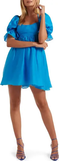 Ever New Cutout Puff Sleeve Babydoll Dress | Nordstrom | Nordstrom