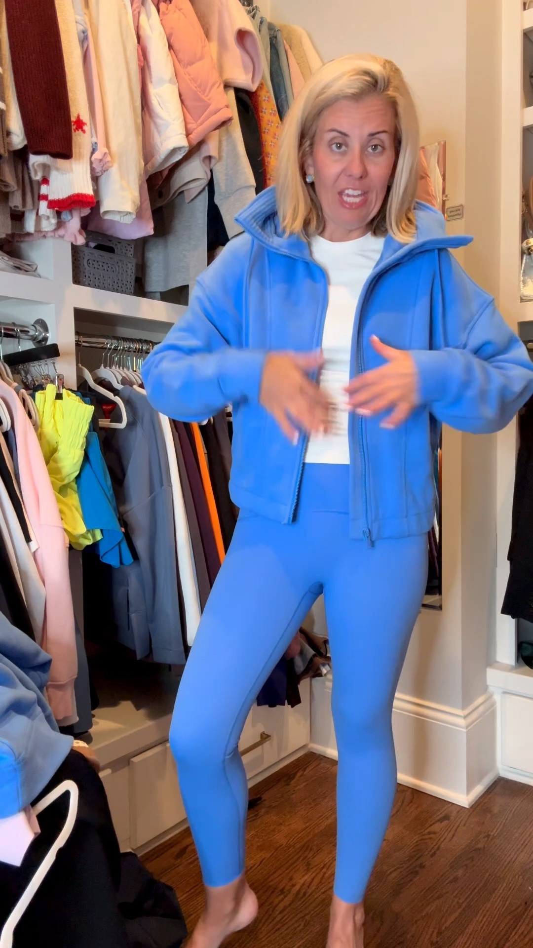 Literally obsessed with this color! S petite 7/8 legging, s tee, xs jacket!

This is good & you’re going to want to shop sooner rather than later! 20% off sitewide with code LTKSPANX 3/12-15 *while supplies last!

Sizing:
Dresses- s
Tops/jackets- xs
Pants- s petite (I do have non petite in the barrel in attrition to petite)
Jumpsuits- s petite
Booty boost 7/8- small
Flare booty boost- s petite
Fitted tee- small


#LTKSpringSale #LTKSaleAlert #LTKPetite

#LTKActive #LTKOver40 #LTKdayinmylife