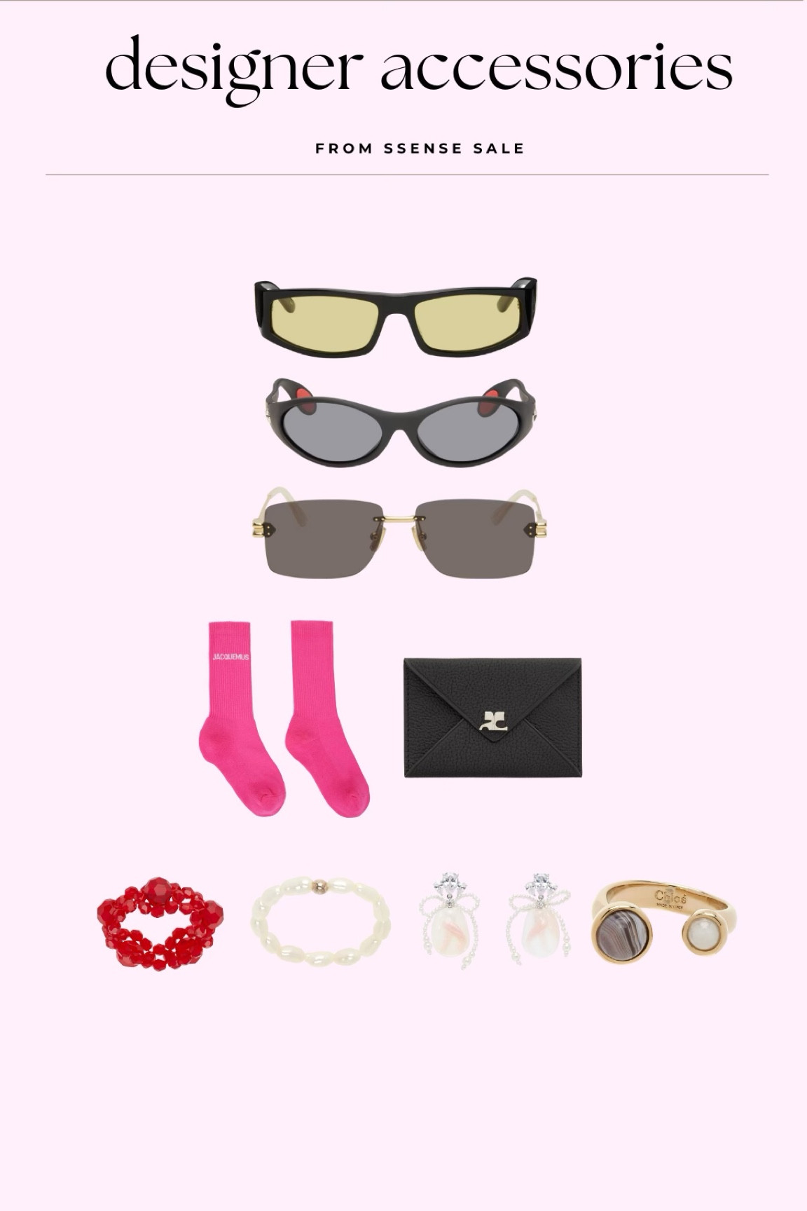 Designer accessories from SSENSE sale!

#LTKStyleTip #LTKHome #LTKSaleAlert