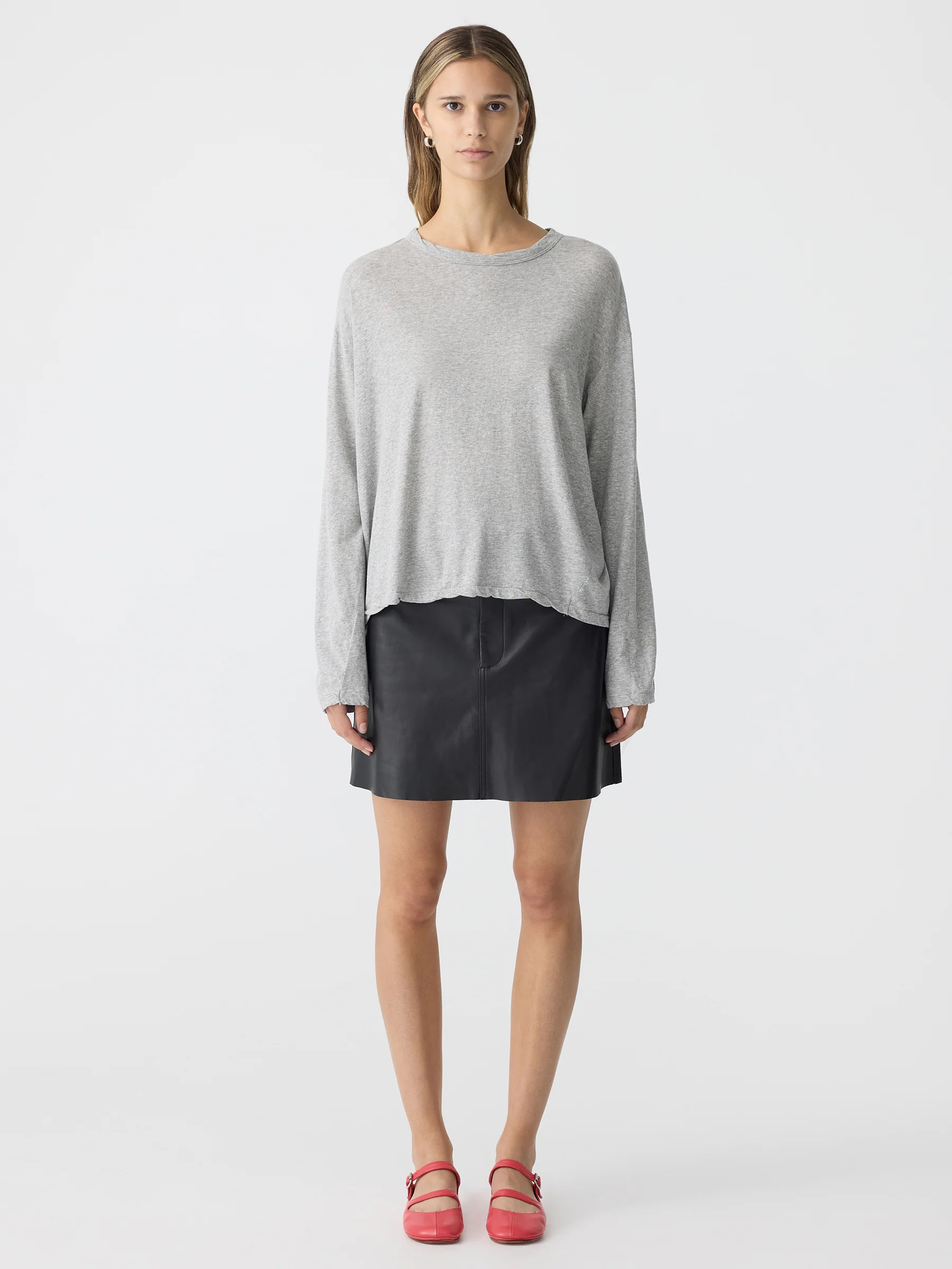 Slouch Superfine Long Sleeve T-Shirt | Bassike