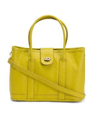 Leather Rokka Satchel | TJ Maxx