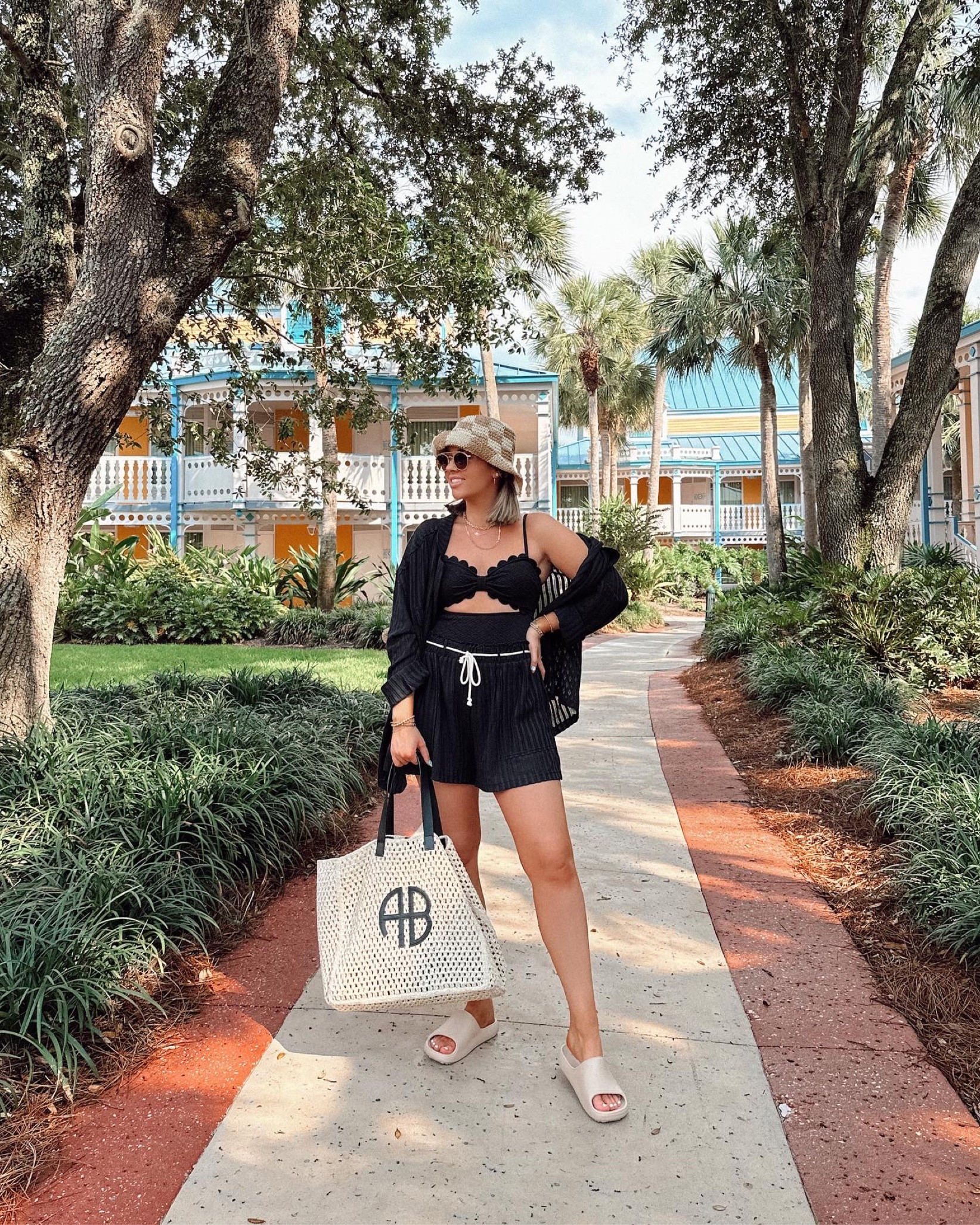 Swimsuit and free people set linked! This set is seriously so freaking comfortable. I did a size large for it and it fits super oversized! 

Free people, CupShe, Anine bing official, Lauren Nicole hat, checkered hat, Target pool slides 

#LTKSeasonal