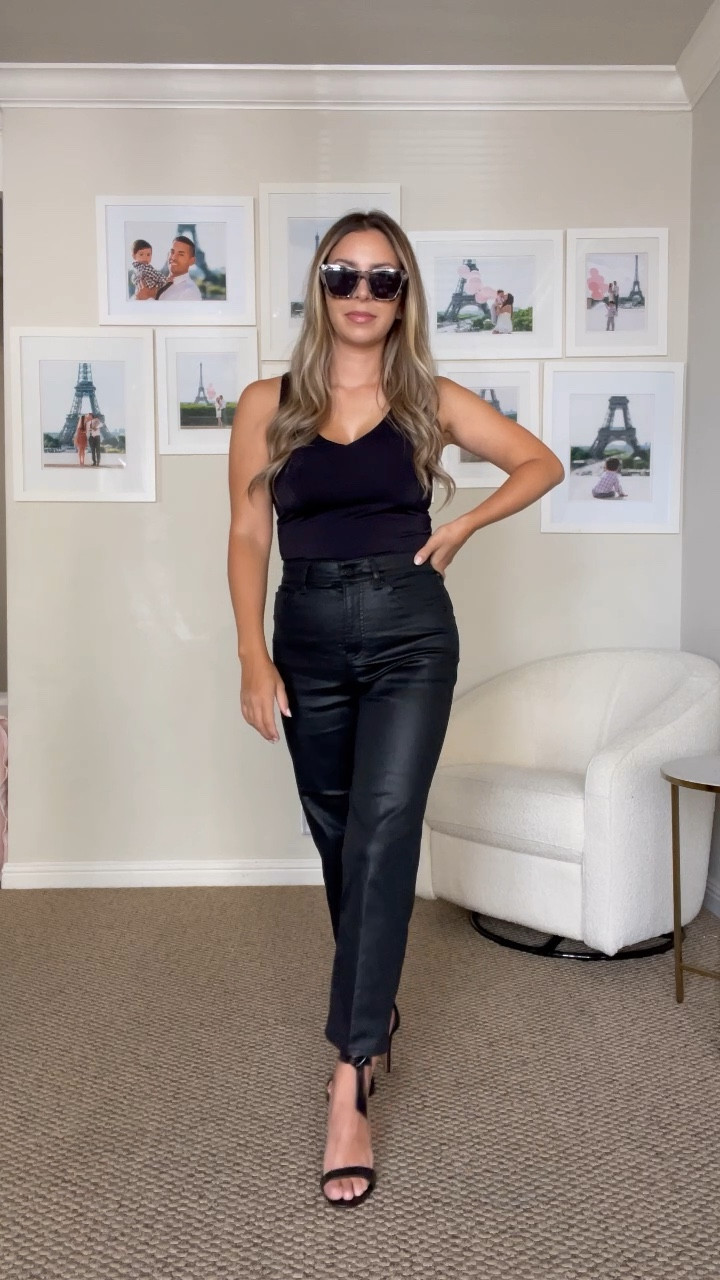 Express black coated jeans- 2s
Express bodysuit- s

Monochrome outfit, petite outfit, black jeans, leather pants, black outfit, fall outfit

#LTKSeasonal #LTKsalealert #LTKstyletip