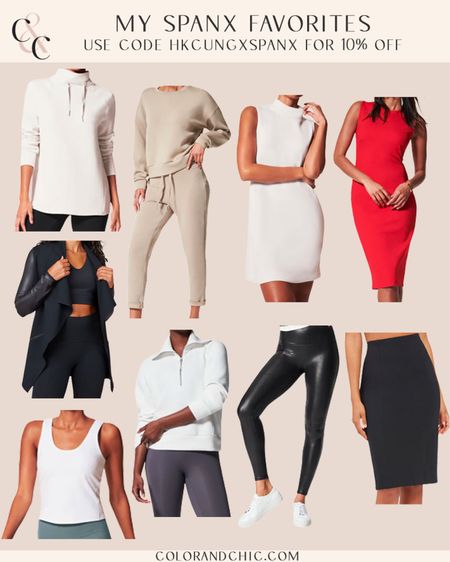 My favorite spanx items! Including faux leather leggings, half zips, fitted tank and more! Use code HKCUNGXSPANX for 10% off your order

#LTKstyletip #LTKsalealert