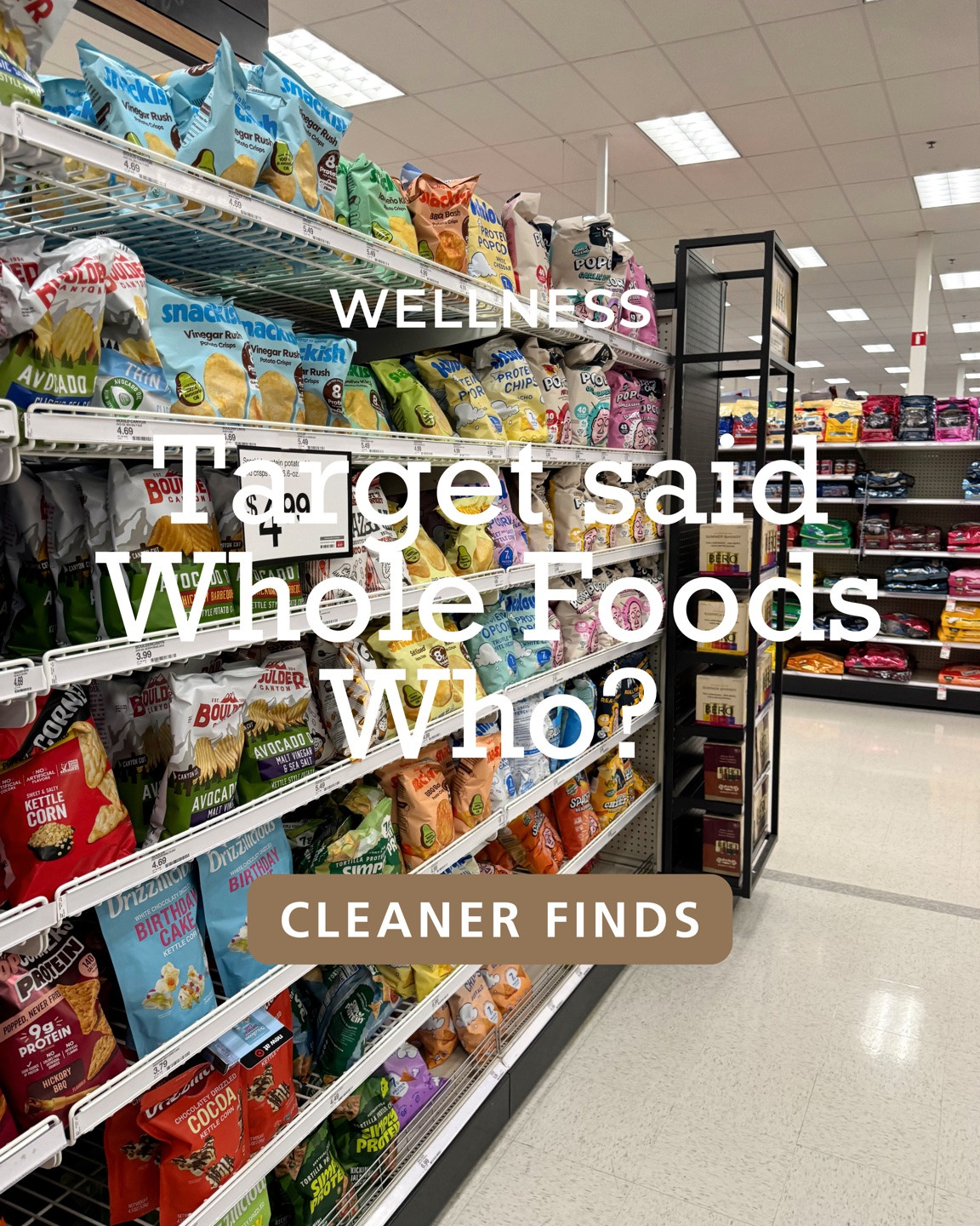 I took a trip to Target searching for healthier better ingredient finds so you didn’t have to! Save this for your next Target run because you’re going to want to screenshot every single slide!

#cleaningredients #cleanfoods #betteringredients #healthysnackideas

#LTKselfcare #LTKdayinmylife #LTKSaleAlert