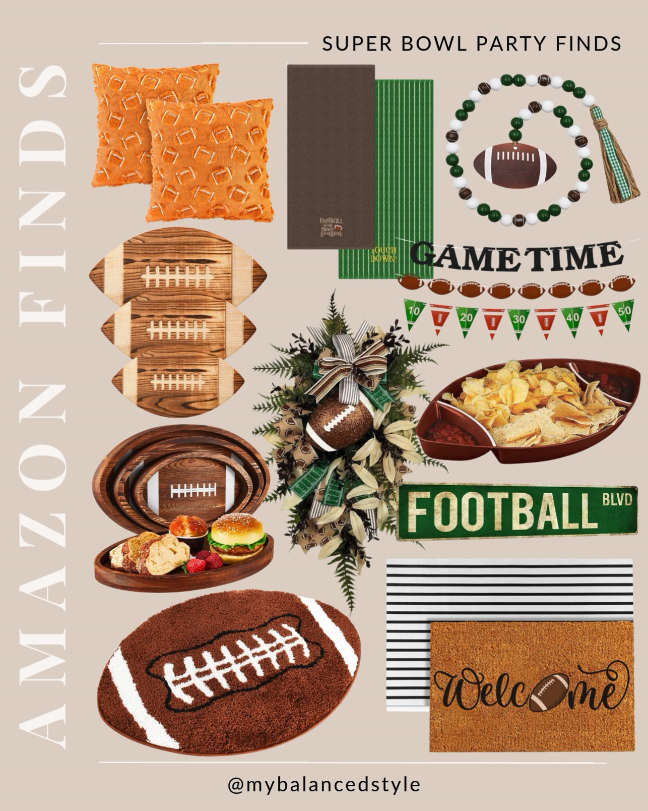 Amazon Super Bowl party essentials

serving platters
disposable party plates
game day snack bowls
drink dispensers
chip and dip sets
cocktail napkins
slow cooker warmers
stadium-style drinkware
tabletop food trays

#LTKSeasonal #LTKSaleAlert #LTKHome