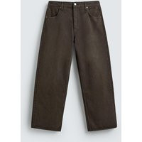 Zara - Straight Fit Jeans - Brown - 29 (Us 29) - Man | Zara US