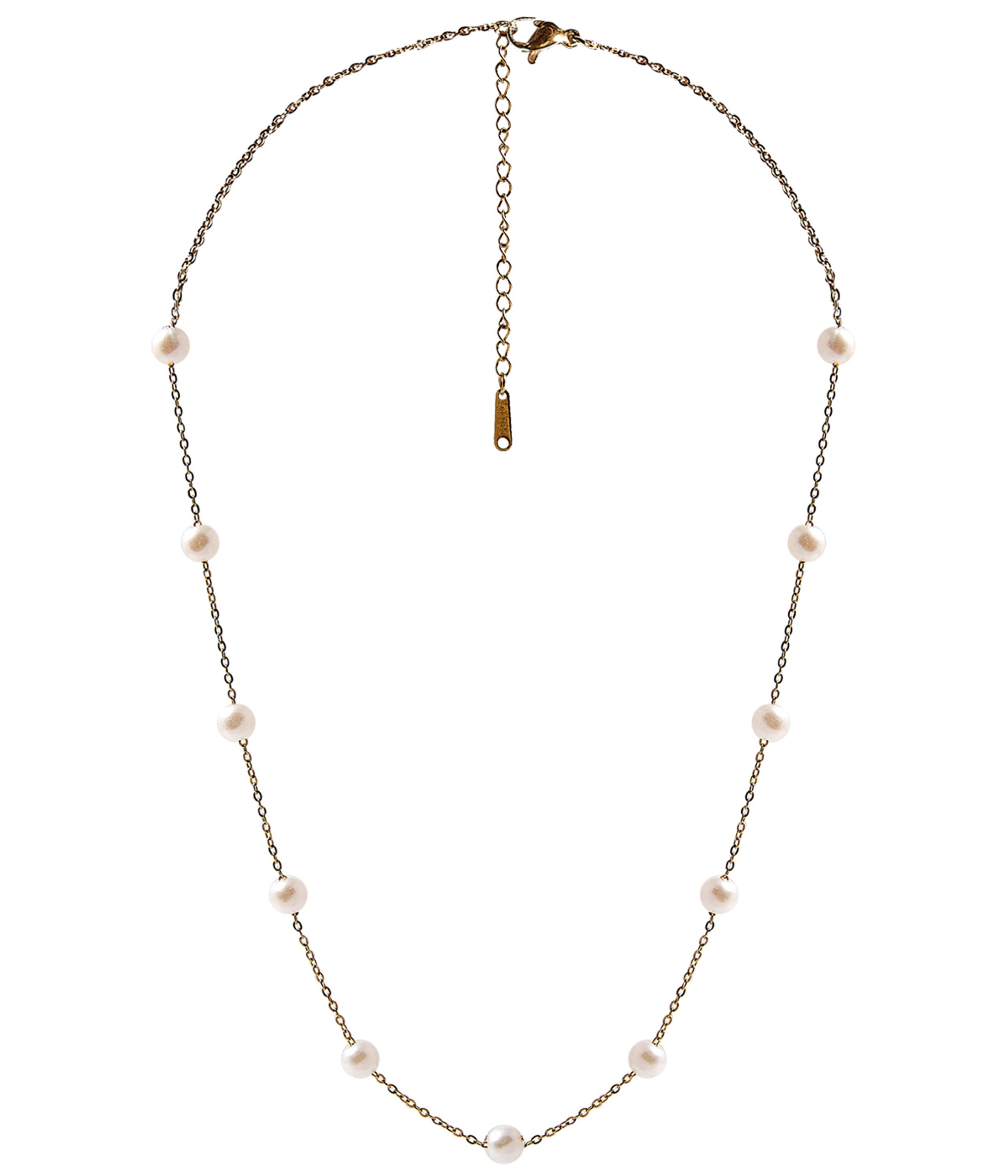 Lilly  - Pearl and Gold Necklace Belle of the Ball | Lisi Lerch Inc
