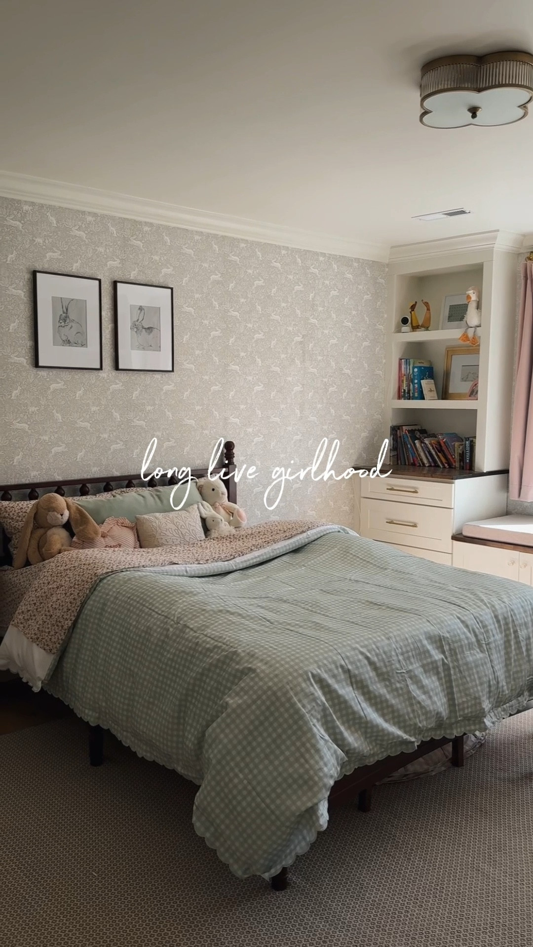 Poppy and Cosie’s rooms linked 🦋💫 poppy loves her big girl bed and her new green gingham bedding. Cosie’s room is so whimsical and the sweetest nursery for Littles 

#LTKmomlife #LTKHome