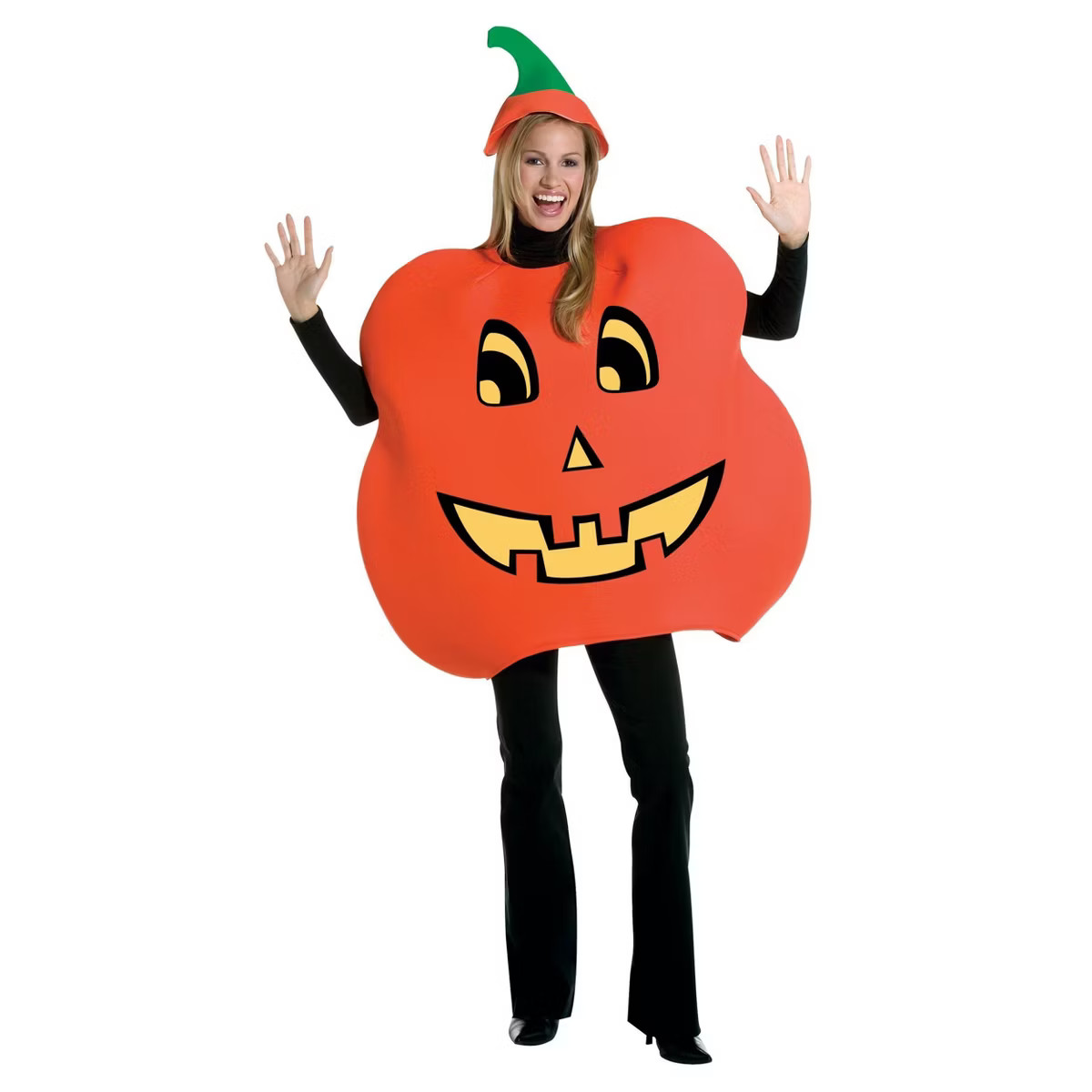 Imposta Costumes Adult Pumpkin Costume Bodysuit Orange One Size | Target