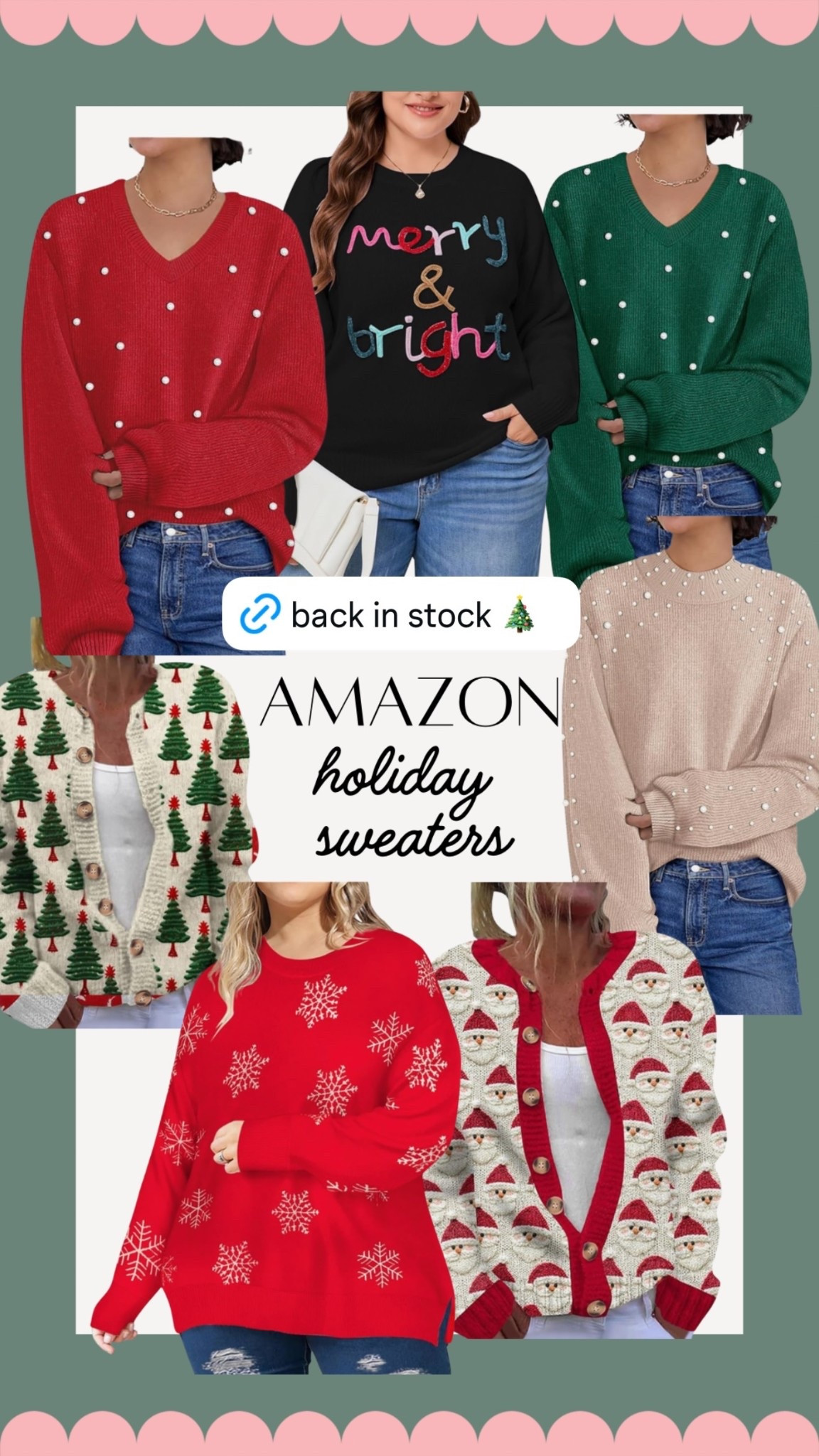 Amazon Holiday Sweaters!🎁🎄

Amazon fashion, holiday, Christma/

#LTKHoliday #LTKFindsUnder50 #LTKSaleAlert