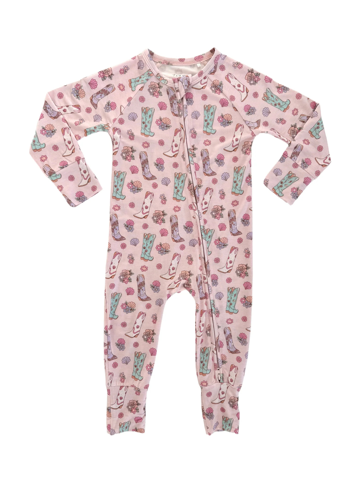 Pink Coastal Cowgirl Zipper Romper | In My Jammers