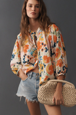 The Sidney Batwing Blouse by Pilcro: Shrunken Edition | Anthropologie (US)