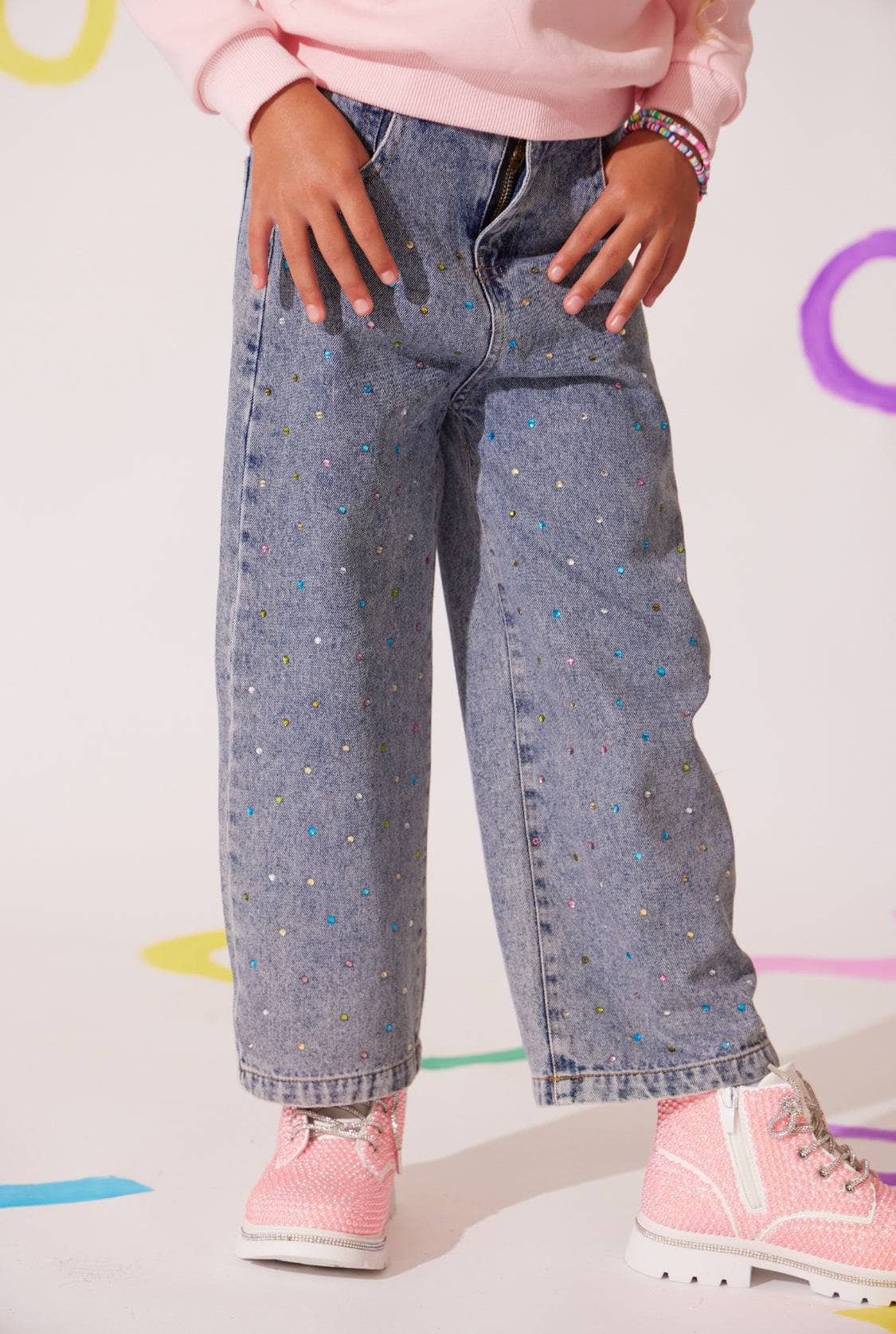 Rainbow Sparkle Jeans 12 | Lola + The Boys