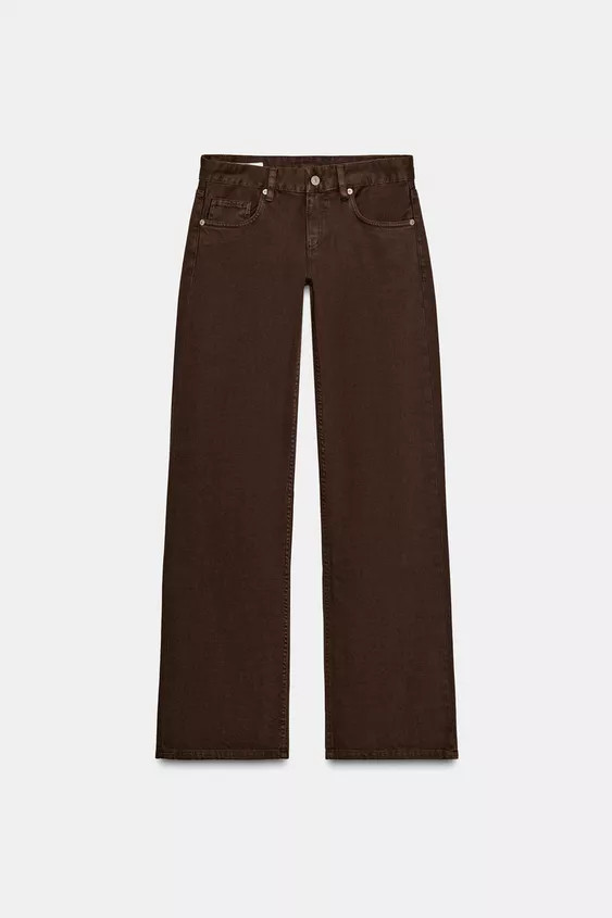 TRF WIDE LEG LOW RISE JEANS | Zara Canada