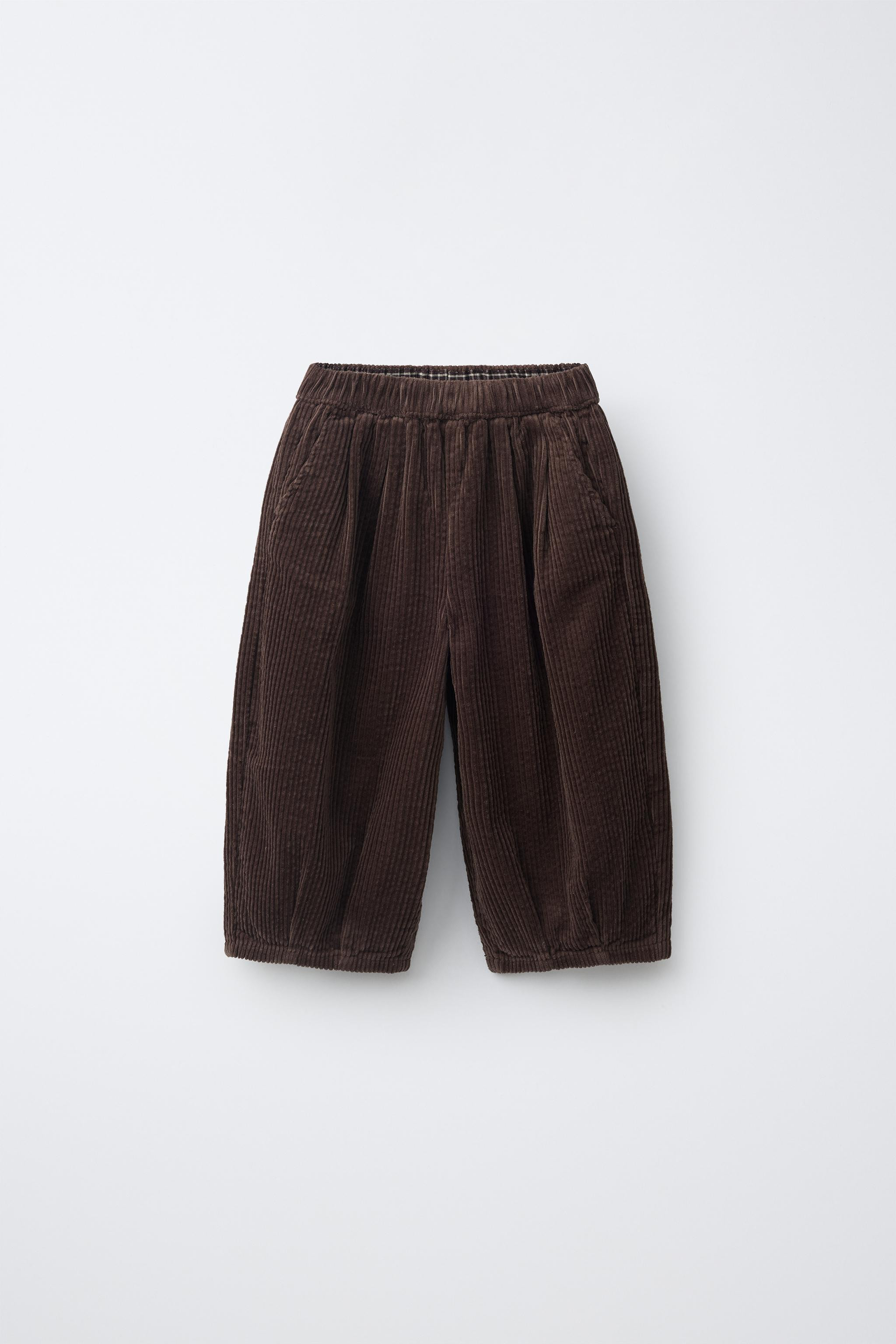 CORDUROY BALLOON TROUSERS | Zara UK