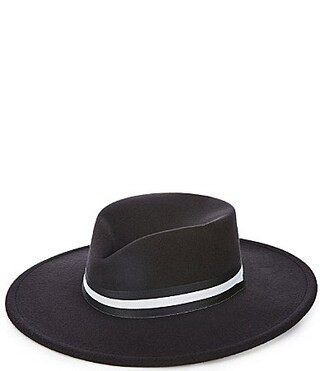 Anna Ava Melania Fedora Hat - Black | Dillard's