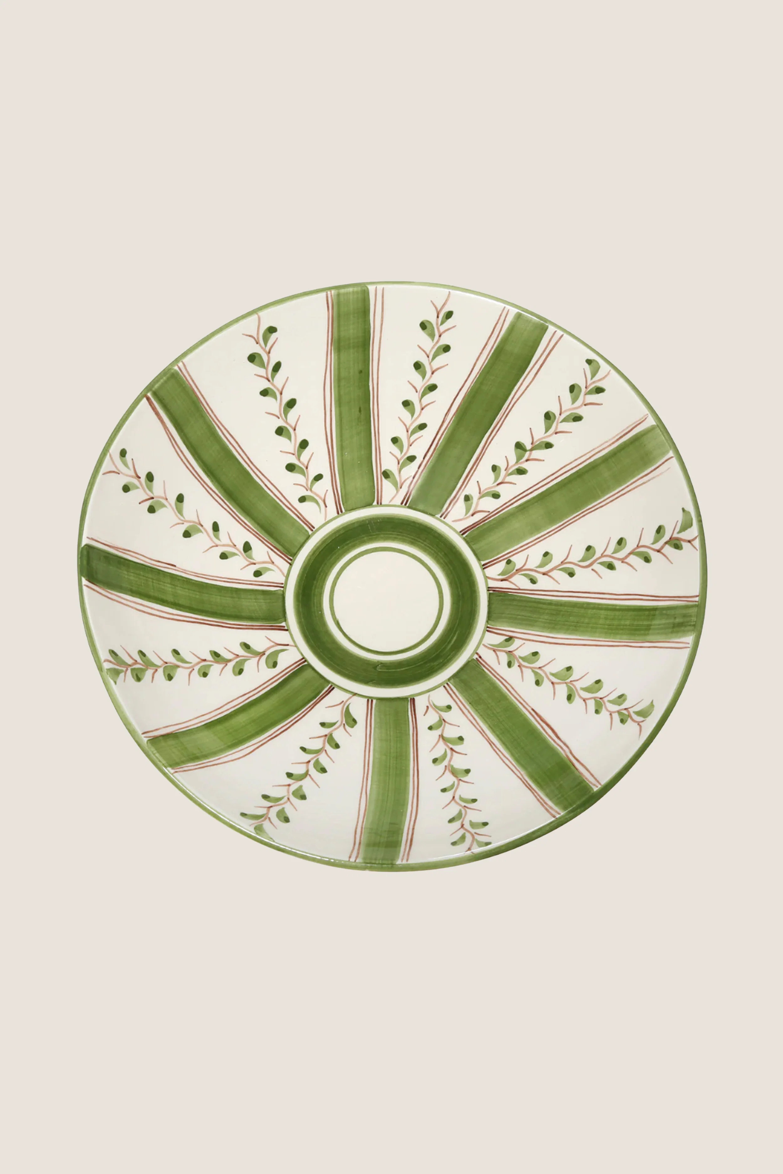 Olive Stripe Serving Bowl | Tuckernuck (US)