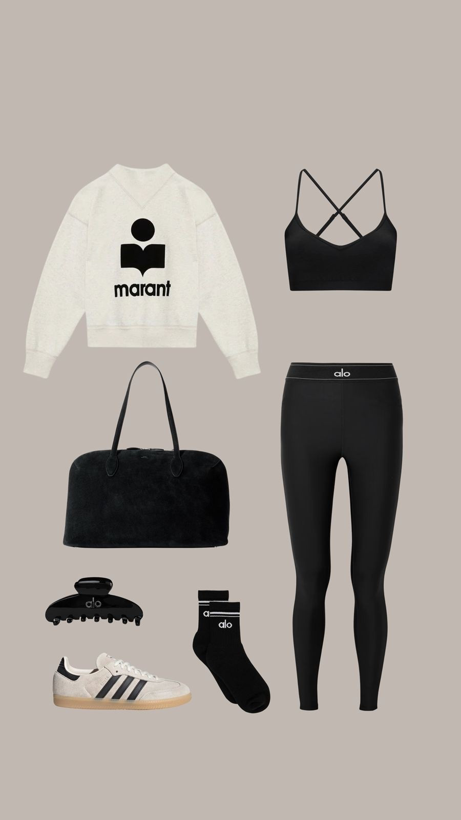Autumn athleisure outfit 🖤

Isabel Marant, Alo yoga, TALA, Toteme, Adidas trainers, Sambas, gym wear, Pilates, sweatshirt, activewear

#LTKItBag #LTKActive #LTKSeasonal