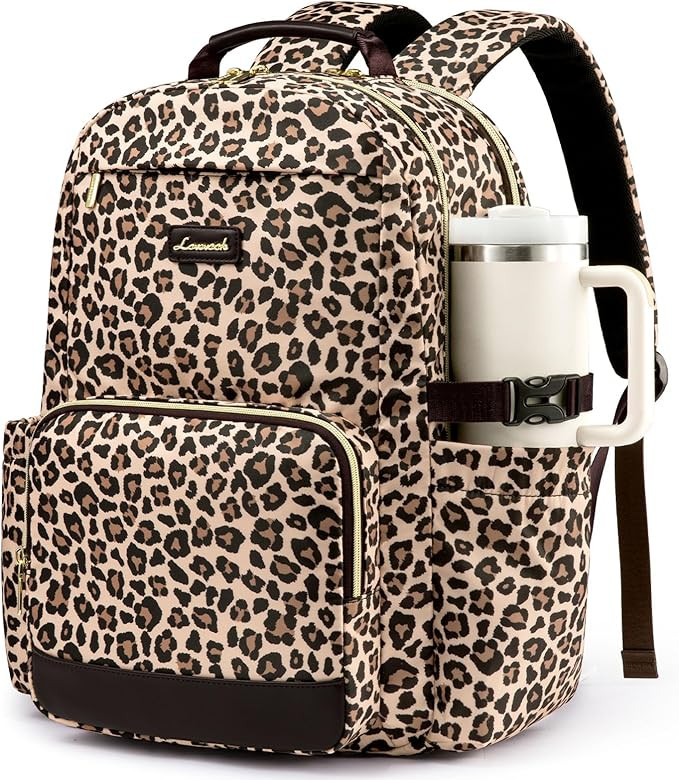LOVEVOOK Laptop Backpack for Women with Pouch Pocket for Large Capacity Cup,15.6 Inch Laptop Comp... | Amazon (US)