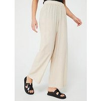 Only Linen Trousers - Beige | Very (UK)