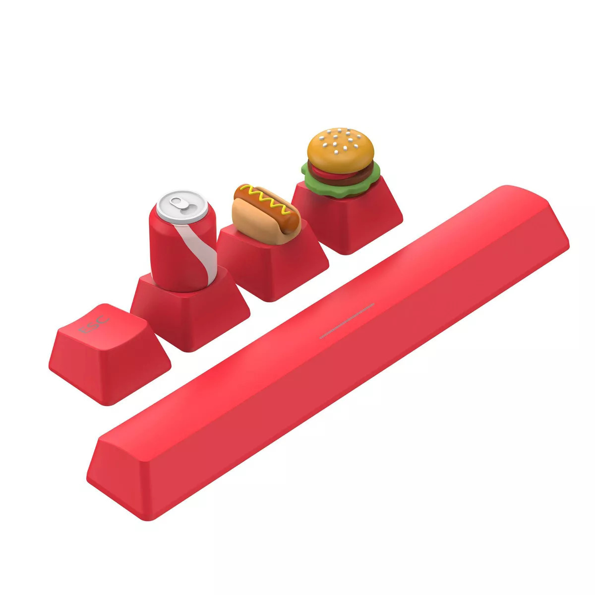 North Key Pack Dessert: Multicolored Flexible PVC & ABS Keyboard Accessories | Target