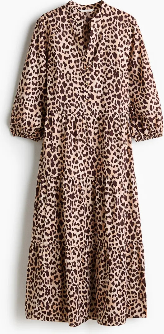 H&M Tiered Midi Dress | Nordstrom | Nordstrom