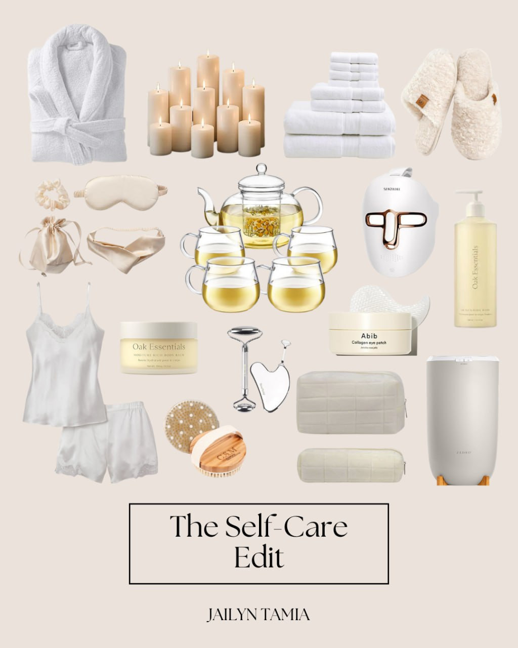 The Self-Care Edit

// Amazon, Amazon Finds, Amazon Self Care, Self Care, Self Care Gifts, Self Care Bath Therapy, Bath Robes, Candle Set, Bathroom Towel Set, Fuzzy Slippers, Sleep Mask, Scrunchies, Eye Mask, Teapot, Red Light Mask, Body Wash, Pajamas Set, Body Balm, Face Roller, Makeup Bag, Towel Warmer, Under Eye Patches, Body Brush 

 #LTKGiftGuide #LTKselfcare #LTKFindsUnder100