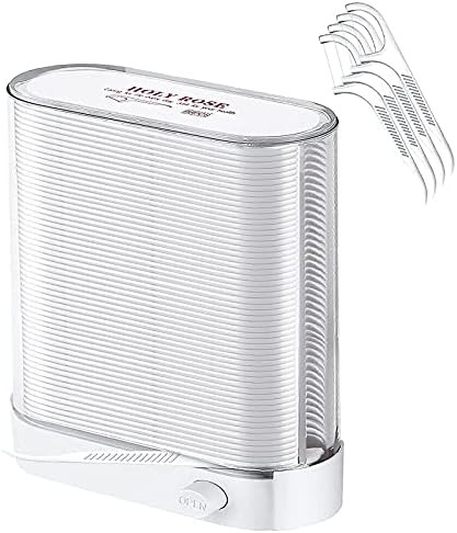 Dental Floss Picks,HolyRose Flossers Dispenser White with for Adults Floss Sticks 88 Count High T... | Amazon (US)