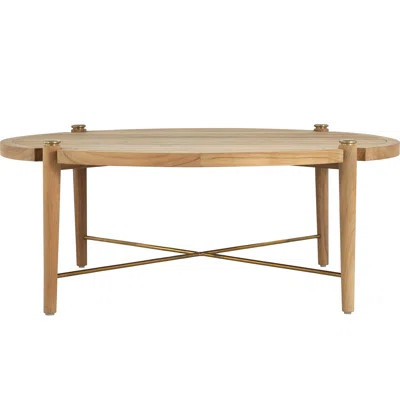 Pacifica Outdoor Round Teak Coffee Table | Perigold