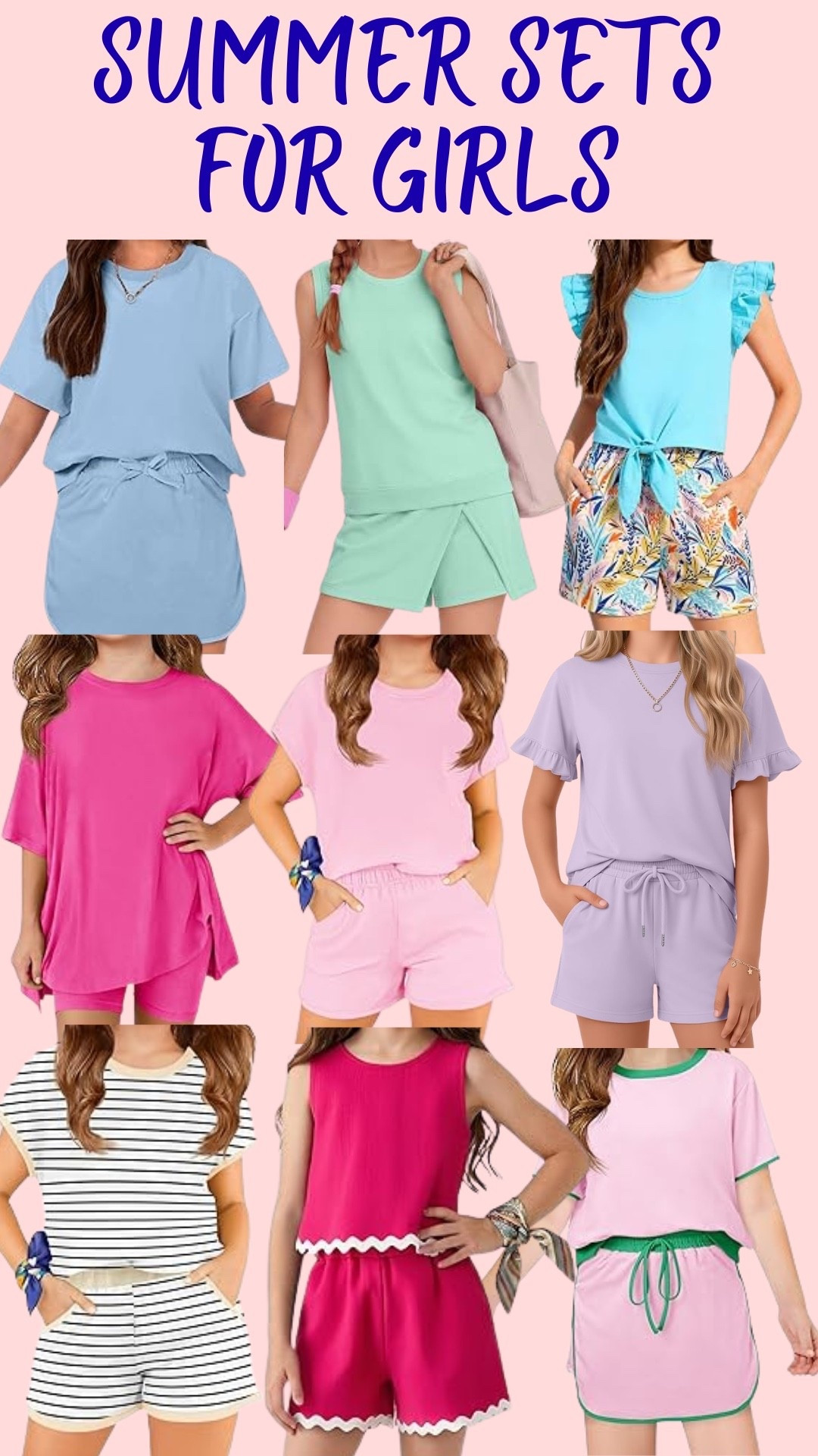 Great summer sets for girls

#LTKKids